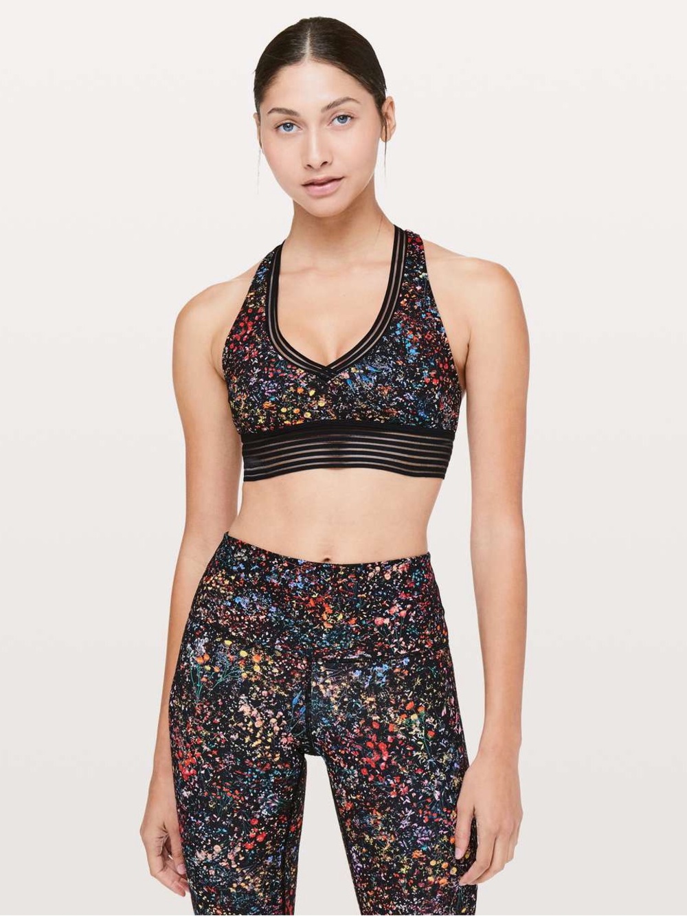 Lululemon Find Focus Bra
Flowerescent Multi / Black Style Number: WAYBS